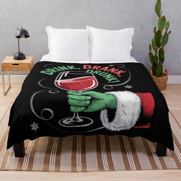 Item preview, Funny Christmas Drink xmas holiday Wine designed and sold by DoorwayThreads.