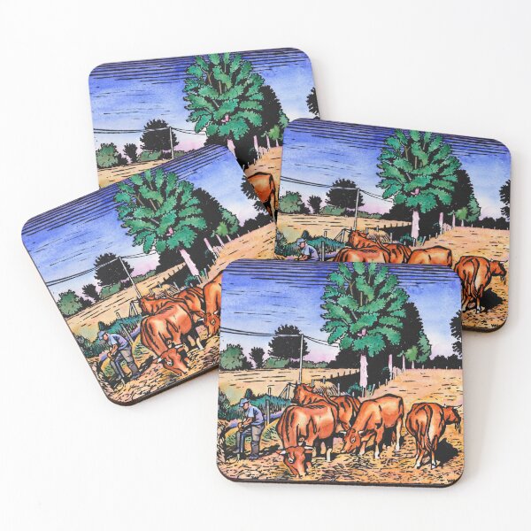 Item preview, French Cows designed and sold by wonder-webb.