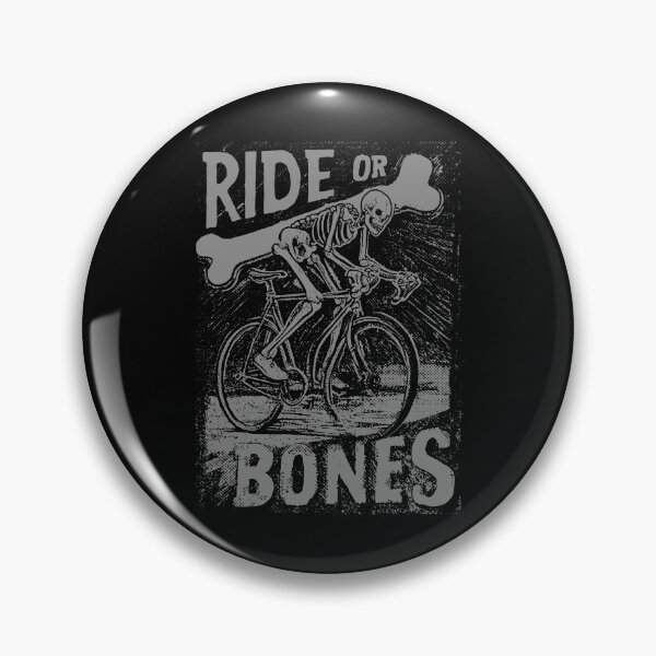 Item preview, RIDE OR BONES – Skeleton on Fixed Gear Bike | Urban Punk Cycling Art designed and sold by Absyntart.