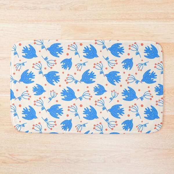Item preview, Blue pigeon with a sprig of rowan designed and sold by IrinaAvdeeva.