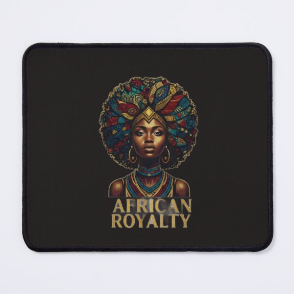 Item preview, African Queen Royalty White Typography Design designed and sold by GhalaxiDesigns.