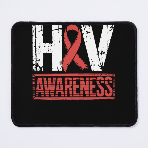 Item preview, HIV Awareness Red Ribbon Sexually Transmitted Infection AIDS designed and sold by Formatage.