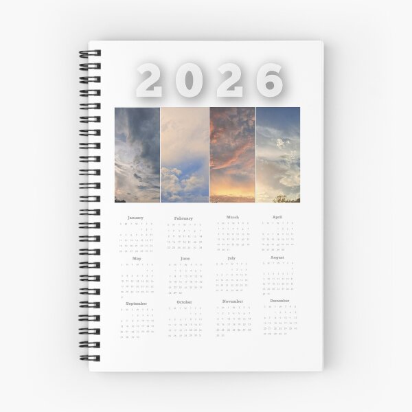 Item preview, 2026 Calendar With  Multi-Cloud Pics designed and sold by Demetria Matthews.