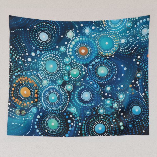 Item preview, Aboriginal Inspired Dot Art - With Beauty of Big Drops designed and sold by GrinGalore.