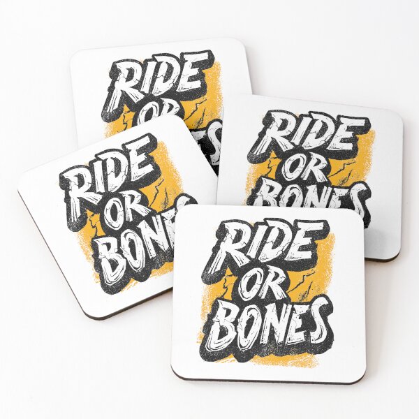 Item preview, RIDE OR BONES – Skeleton on Fixed Gear Bike | Urban Punk Cycling Art designed and sold by Absyntart.