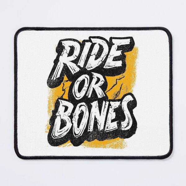 Item preview, RIDE OR BONES – Skeleton on Fixed Gear Bike | Urban Punk Cycling Art designed and sold by Absyntart.