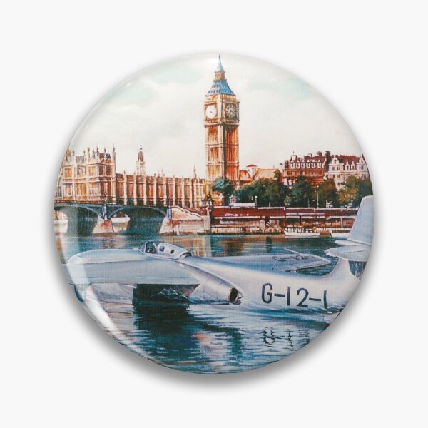 Item preview, Flying Boat on the Thames designed and sold by wonder-webb.