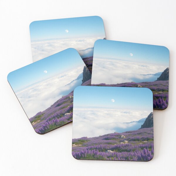 Item preview, Lupine Field Heaven | Purple Flowers, Blue Sky, and a Sea of Clouds designed and sold by Jade Ado.