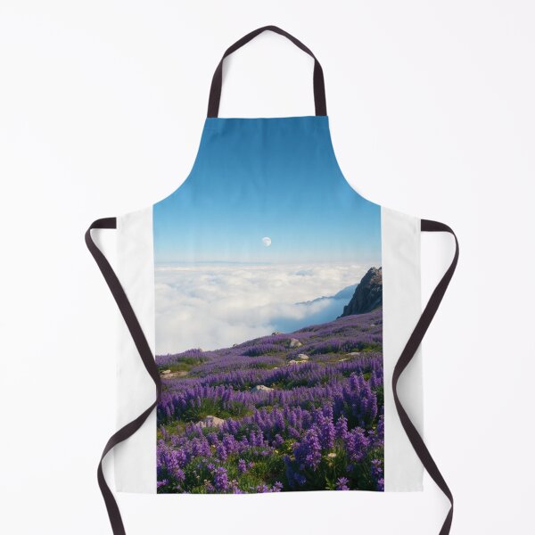 Item preview, Lupine Field Heaven | Purple Flowers, Blue Sky, and a Sea of Clouds designed and sold by Jade Ado.