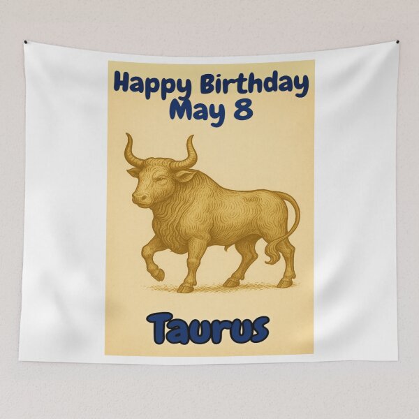 Item preview, Birthday Zodiac Sign – May 8 designed and sold by ariksworld.