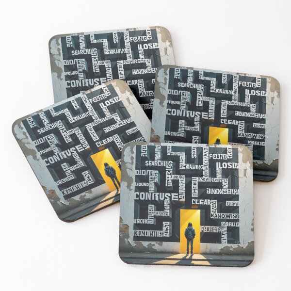 Item preview, The Labyrinth of Thought and the Yellow Door designed and sold by ChicandCheer.