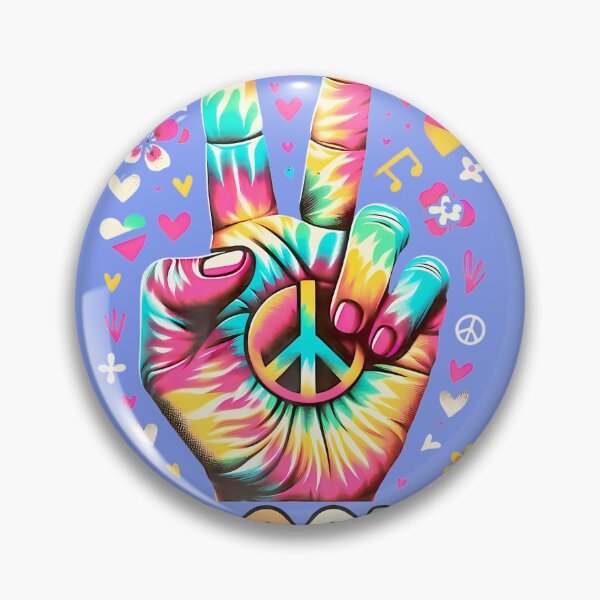 Item preview, Groovy Peace Sign Tie Dye Retro Hippie Love Vibe By Merch, Limited Edition, Perfect Gift For You An designed and sold by SarahTPYDesigs.