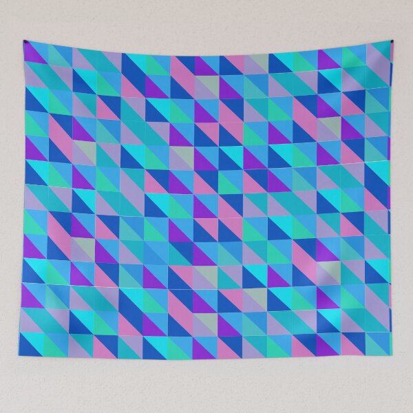 Item preview, Blue abstract mosaic designed and sold by JEROME MARQUANT.