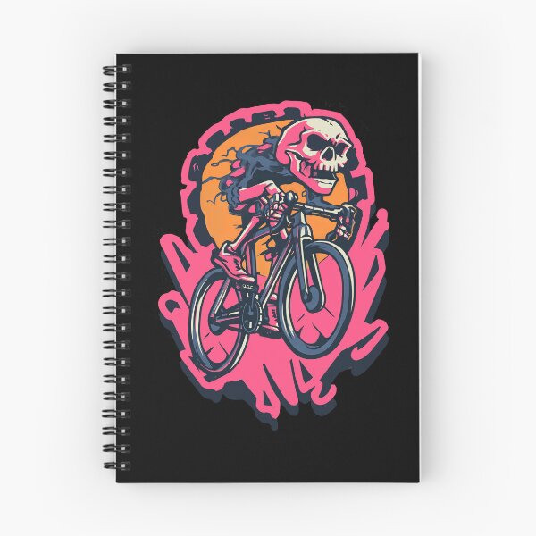 Item preview, RIDE OR BONES – Skeleton on Fixed Gear Bike | Urban Punk Cycling Art designed and sold by Absyntart.