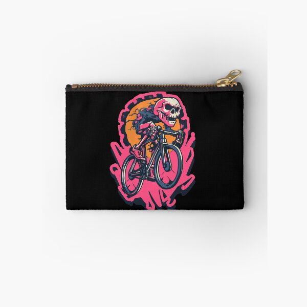 Item preview, RIDE OR BONES – Skeleton on Fixed Gear Bike | Urban Punk Cycling Art designed and sold by Absyntart.