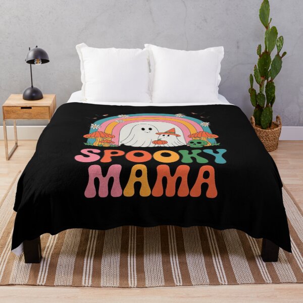 Item preview, Groovy Spooky Mama Floral Ghost Halloween Season Mommy designed and sold by THagBlue.