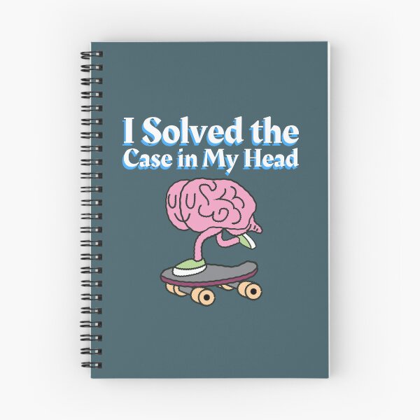 Item preview, I Solved the Case in My Head - crime writer  designed and sold by TaurusC95.