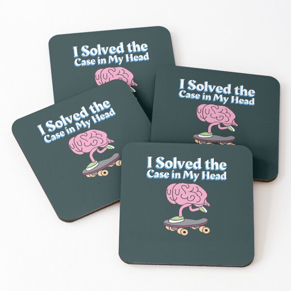 Item preview, I Solved the Case in My Head - crime writer  designed and sold by TaurusC95.