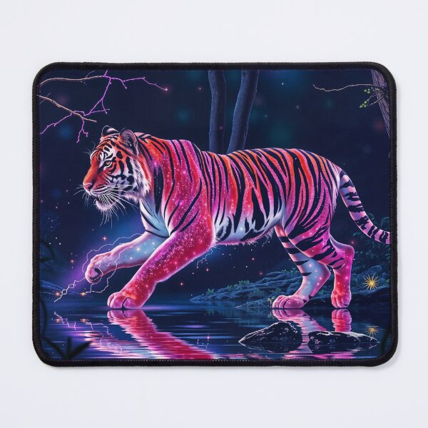 Item preview, Purple spirit tiger designed and sold by VJ-Arts.