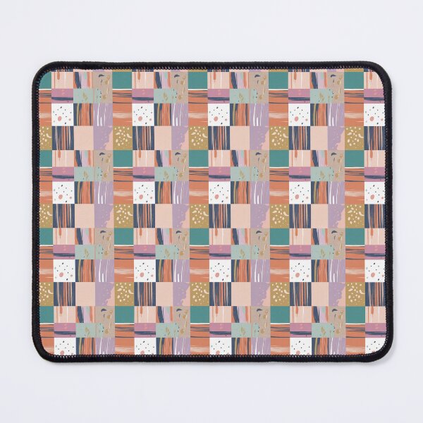 Item preview, Artistic Checkered Pattern – Abstract Mini Canvas designed and sold by VibeCraftique.