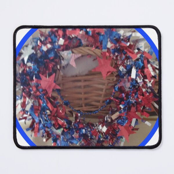 Item preview, The red white and blue wreath designed and sold by Dressmess.