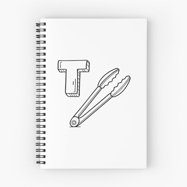 Item preview, An illustration of letter T stands for T Tongs designed and sold by rasagamastore.