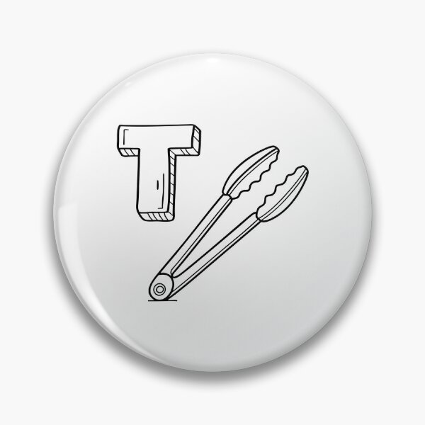 Item preview, An illustration of letter T stands for T Tongs designed and sold by rasagamastore.