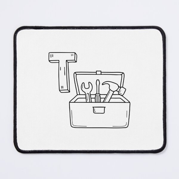 Item preview, An illustration of letter T stands for Toolbox designed and sold by rasagamastore.