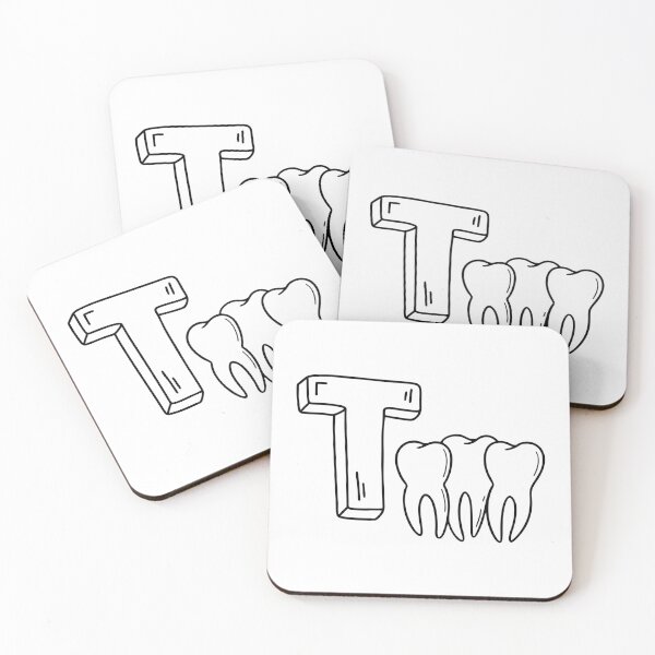 Item preview, An illustration of letter T stands for Tooth designed and sold by rasagamastore.