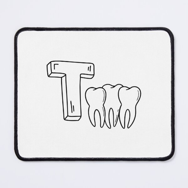 Item preview, An illustration of letter T stands for Tooth designed and sold by rasagamastore.