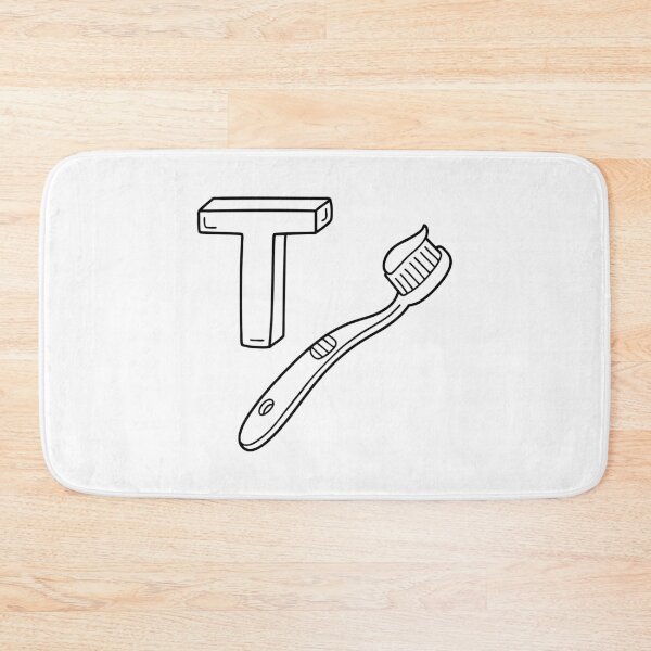 Item preview, An illustration of letter T stands for Toothbrush designed and sold by rasagamastore.