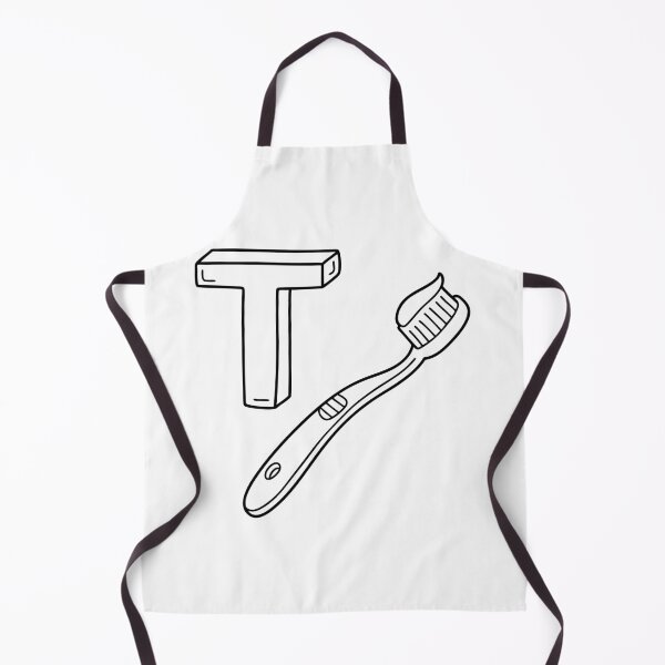Item preview, An illustration of letter T stands for Toothbrush designed and sold by rasagamastore.
