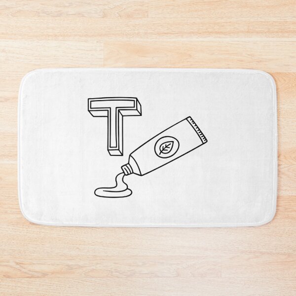 Item preview, An illustration of letter T stands for Toothpaste designed and sold by rasagamastore.