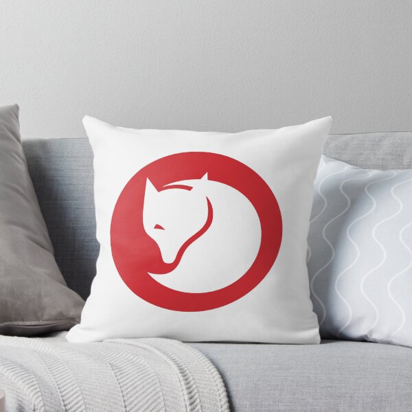 Item preview, White Arctic Fox on Red Circle designed and sold by Orinoriant.