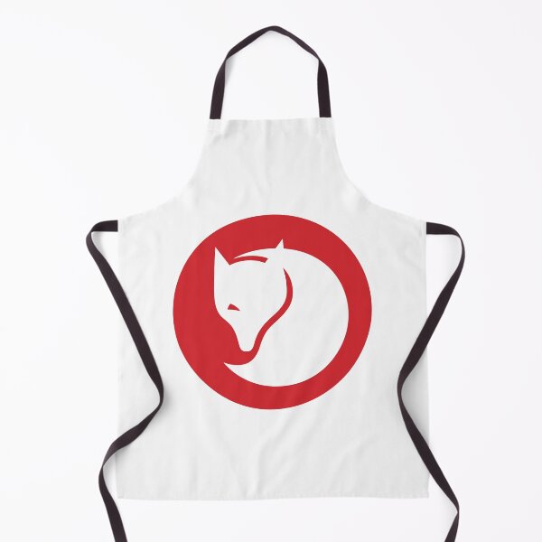 Item preview, White Arctic Fox on Red Circle designed and sold by Orinoriant.