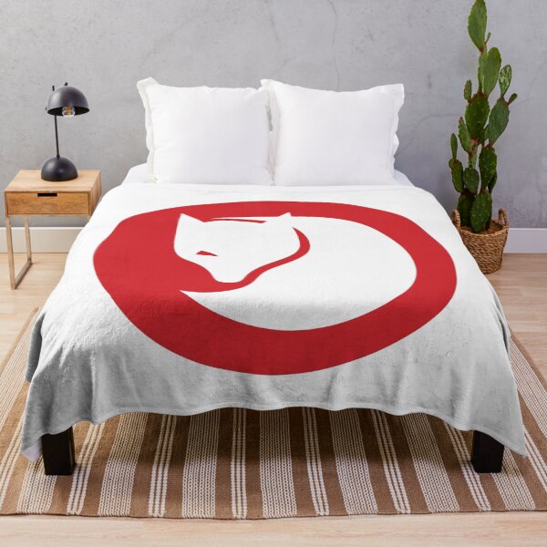 Item preview, White Arctic Fox on Red Circle designed and sold by Orinoriant.