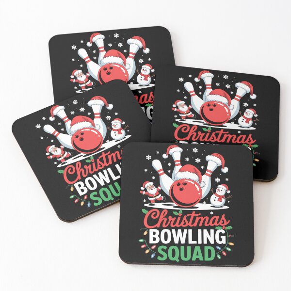 Item preview, Christmas Bowling Squad Xmas Santa Bowling Player designed and sold by WalshDrawnLaugh.