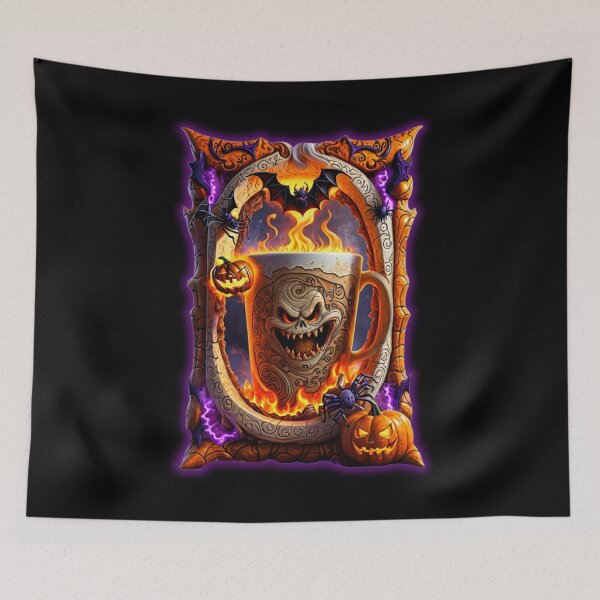 Item preview, Spectral Scream: The Vengeful Spirit Mug designed and sold by CamillaCreation.