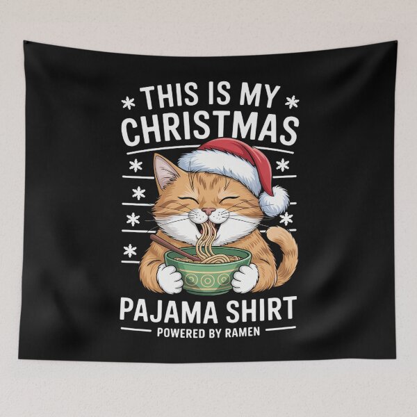 Item preview, Christmas Cat Xmas Cute designed and sold by WalshDrawnLaugh.