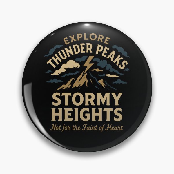 Item preview, Brave the Storms at Thunder Peaks designed and sold by EdvvinStudios.