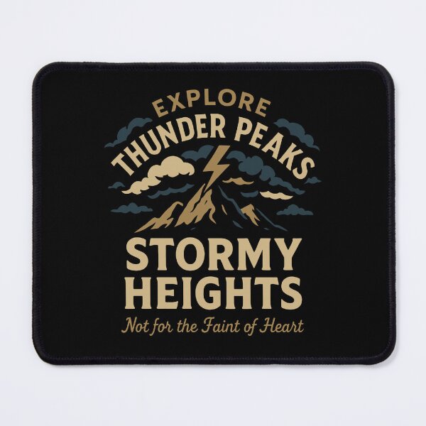 Item preview, Brave the Storms at Thunder Peaks designed and sold by EdvvinStudios.