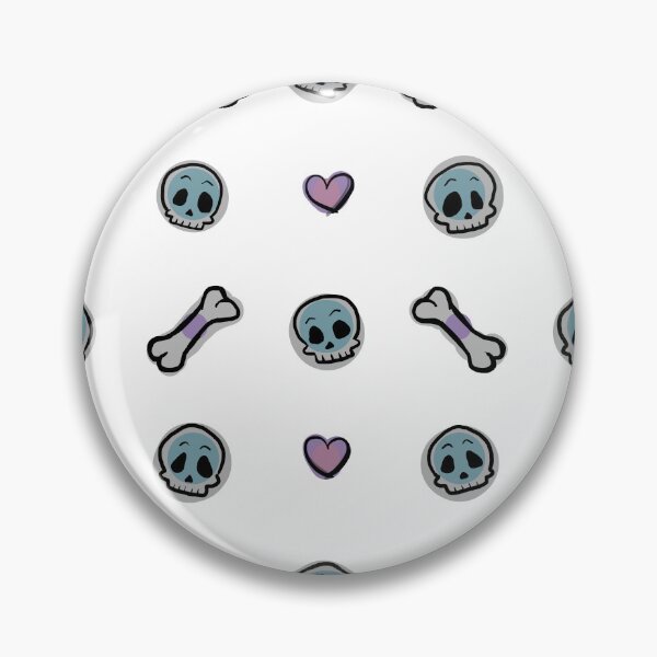 Item preview, Cute Skulls Pattern designed and sold by AlwaysHollyJo.