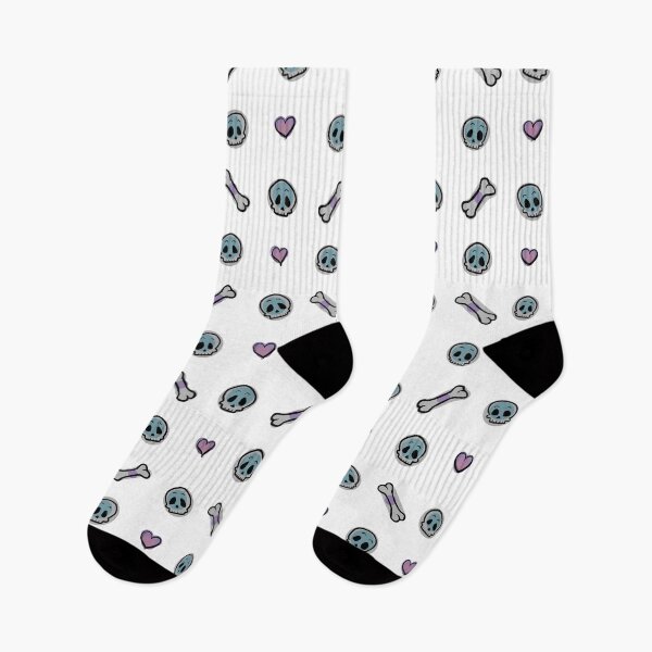 Item preview, Cute Skulls Pattern designed and sold by AlwaysHollyJo.