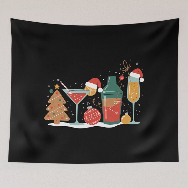 Item preview, Christmas Cocktail Espresso Martini Drinking Bartender designed and sold by WalshDrawnLaugh.