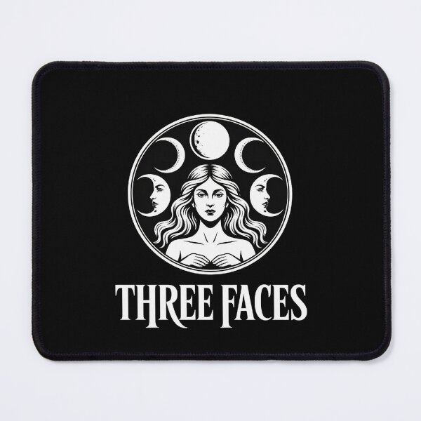 Item preview, Woman with Moon Phases | Dark Feminine Witchcore Art designed and sold by WikaKowalczyk.