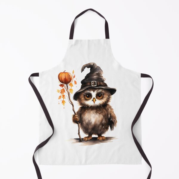Item preview, Autumn Witch Owl – Cute Halloween Owl in Wizard Hat designed and sold by Roohoo231.