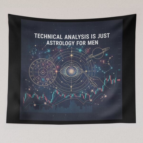 Item preview, Technical analysis is just astrology for men  designed and sold by kombos.