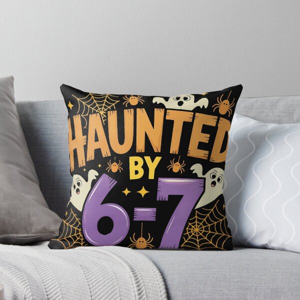 Item preview, Haunted by 6-7 Halloween, Funny Spooky Meme  designed and sold by PonyRoniku.