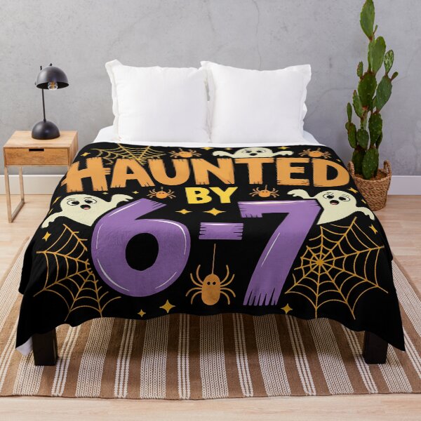 Item preview, Haunted by 6-7 Halloween, Funny Spooky Meme  designed and sold by PonyRoniku.