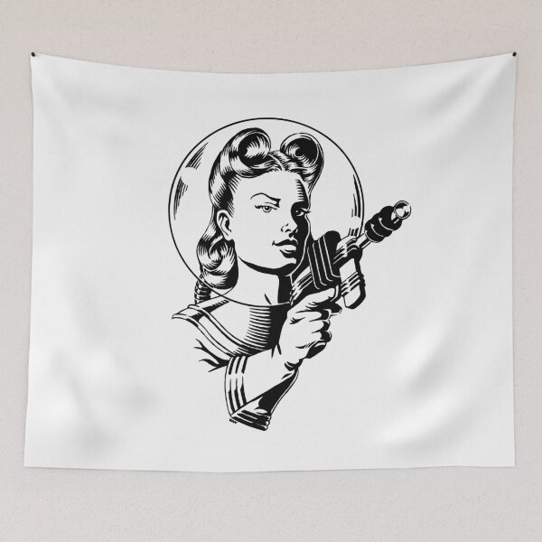 Item preview, Space Girl designed and sold by wonder-webb.